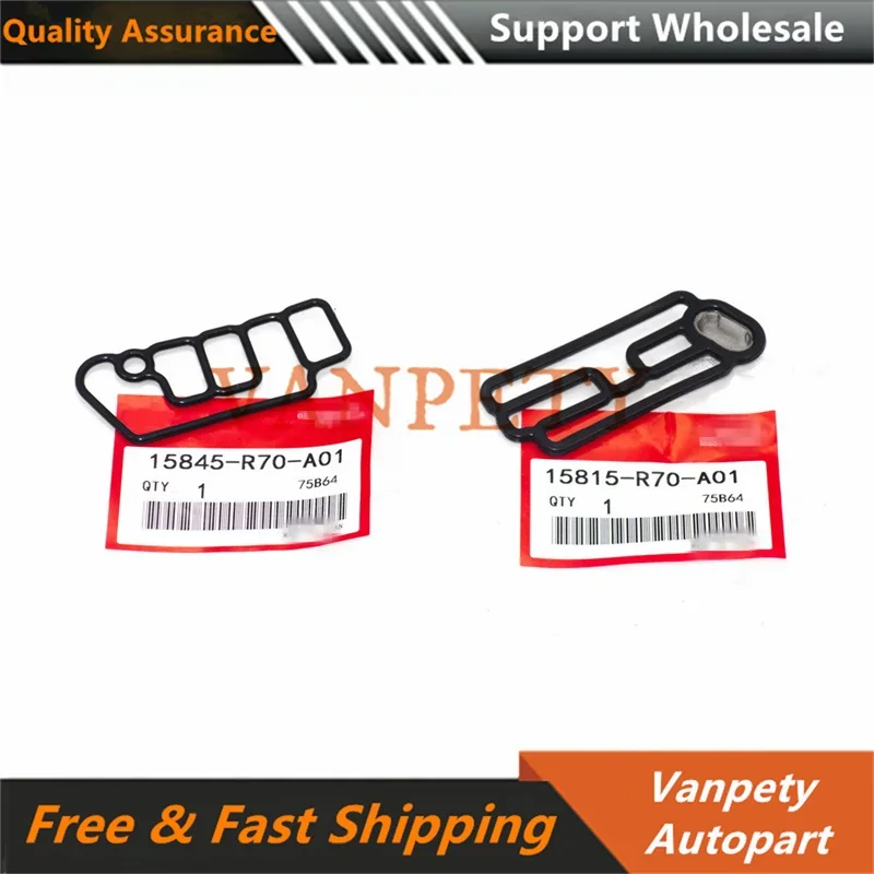 2PCS New Cylinder Head Solenoid VTEC Gasket Spool15815-R70-A01 15845-R70-A01 15815R70A01 15845R70A01 For Honda Accord Acura