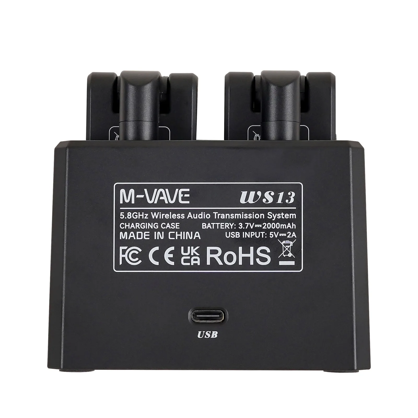 M-VAVE WS13 5.8GHz Guitar Wireless Audio Transmission System Portable Audio Transmitter and Receiver