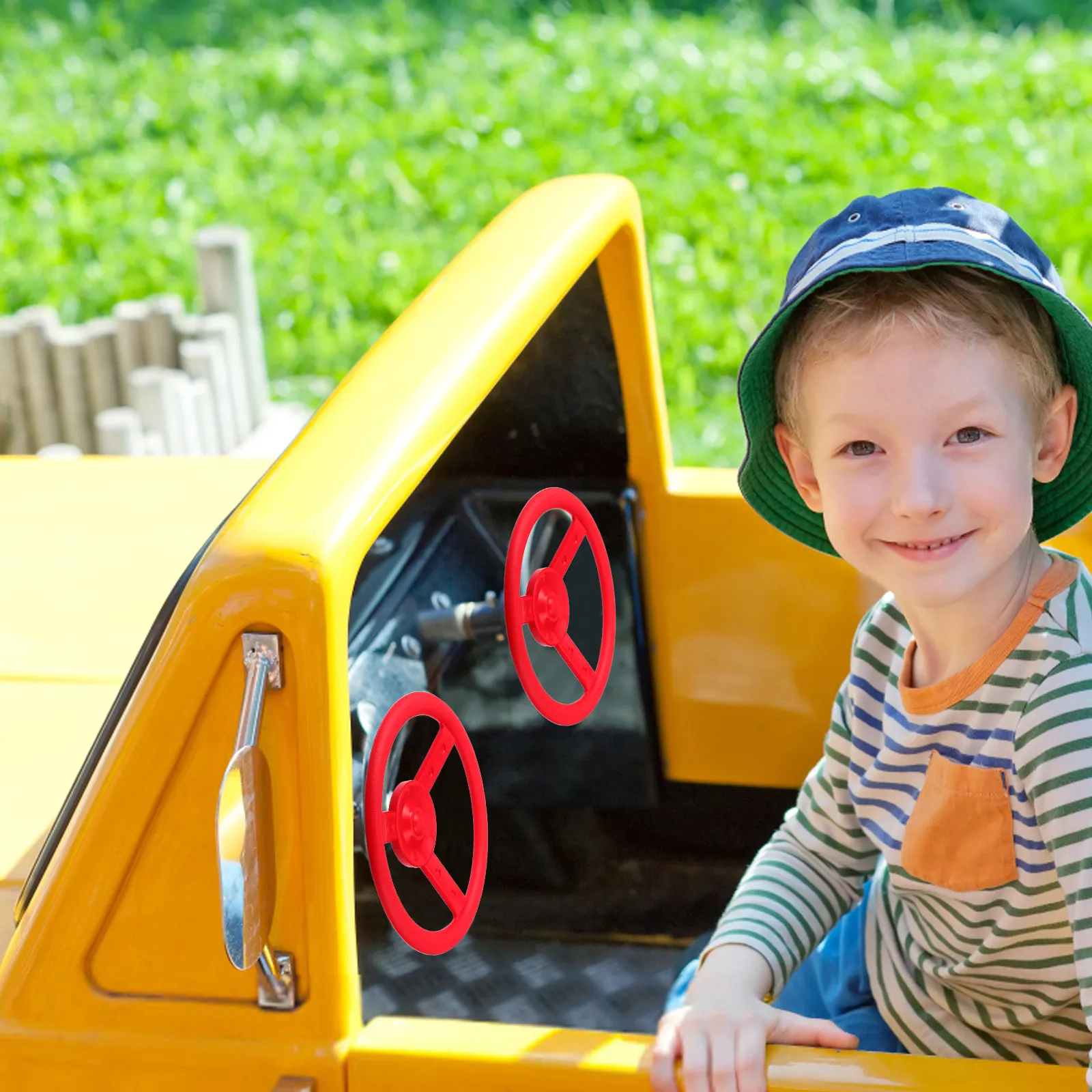 Kids Outdoor Swing - Küçük Pusula Parçaları, Renkli Plastik Salıncak
