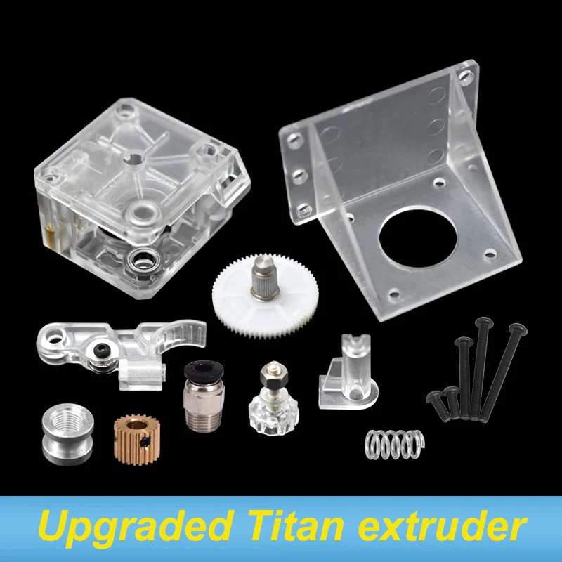 

Titan Extruder E3d V6 (1:3 Rotation Ratio)Transparent Long/Short Range Universal 1.75mm Personalized Diy 3d Printer Accessories