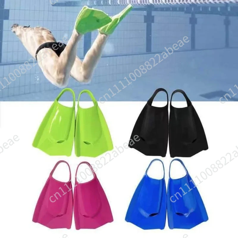 Swimming Fins for Adults children Short Silicone Dive Fins Snorkeling Free Diving Training Equipment Swim Shoes for Pool Ocean