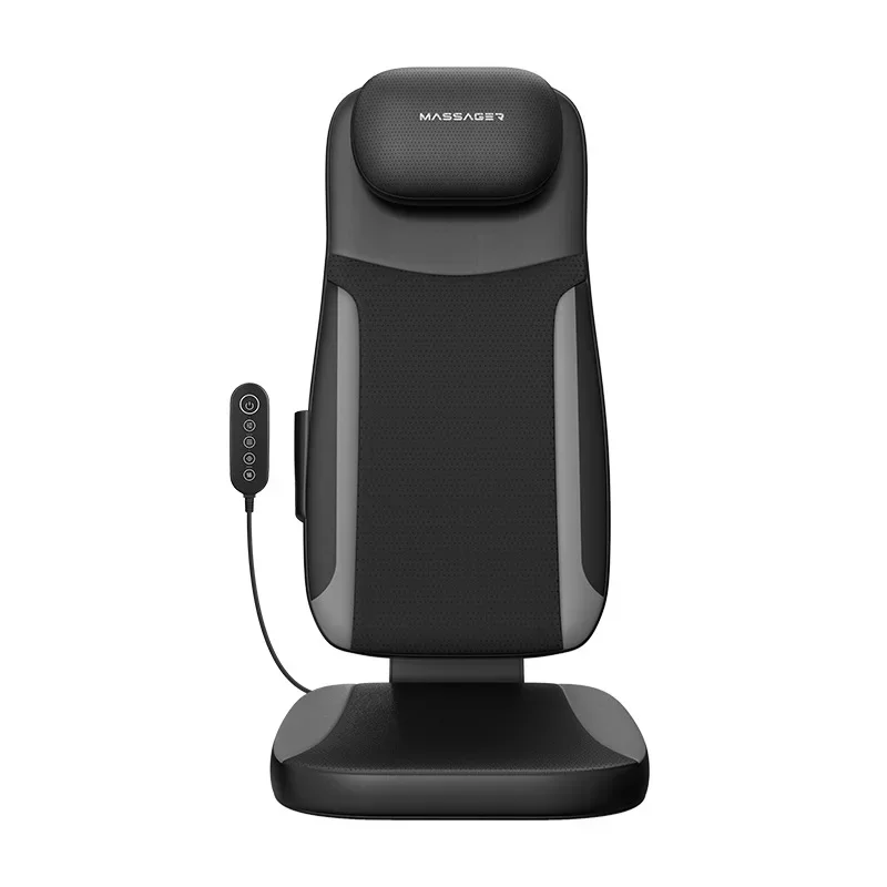 Multifunctioneel zitkussen voor thuismassage, elektrisch warm kompres voor het hele lichaam, schouder- en nekkneden, rug- en taillemassageapparaat