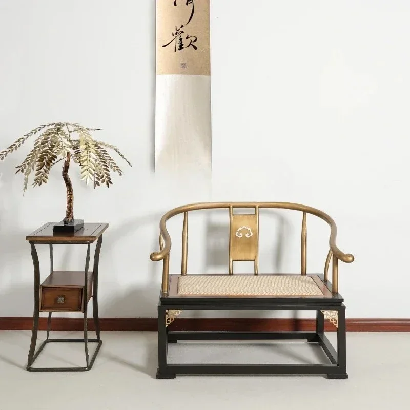 xzzNew Chinese Zen, solid wood Taishi retro, armchair, armchair, master chair