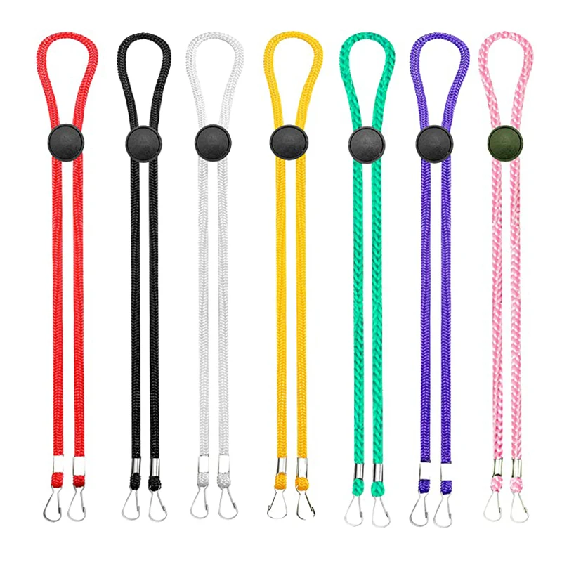 1/5/10Pcs Adjustable Face Mask Lanyard Convenient Holder Rope Anti-lost Face Cover Lanyard Ear Holder Neck Hang Rope With Hook