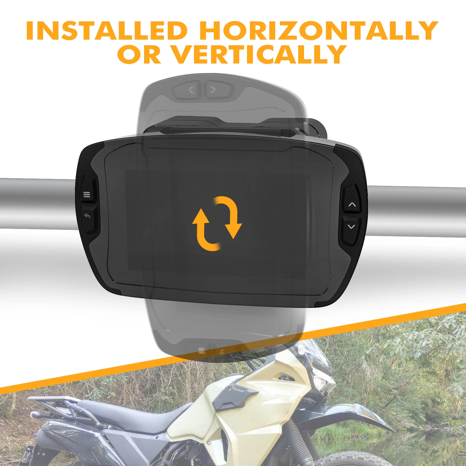 NICECNC For Kawasaki KLR650 KLR 650 2022-2023 Motorcycle 14MM GPS Holder Bar Clamp KLR650 2023 KLR 650 2022 - Detail 1