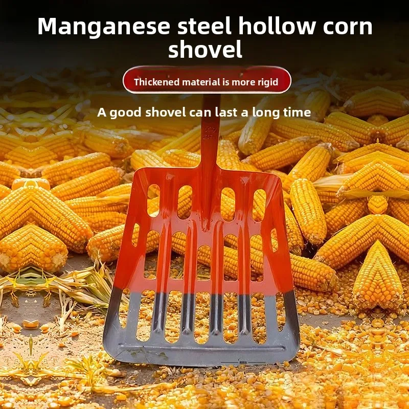 

Лопата из молибденовой стали для сельского хозяйства, для сушки зерна, арахиса, просеивания почвы, утолщенная