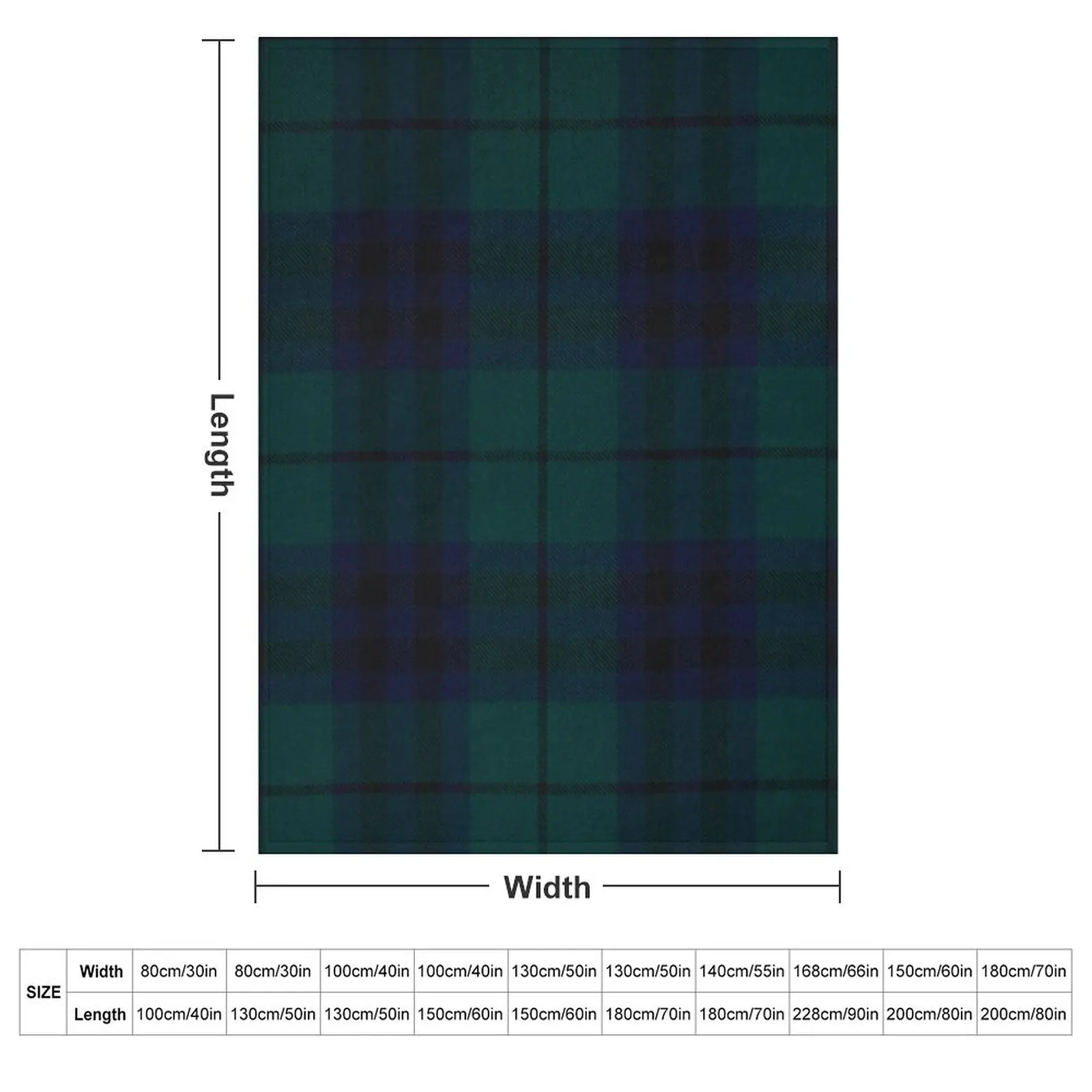Keith Scottish Tartan Throw Blanket couch cozy soft plush fuzzy picnic outdoor blanket