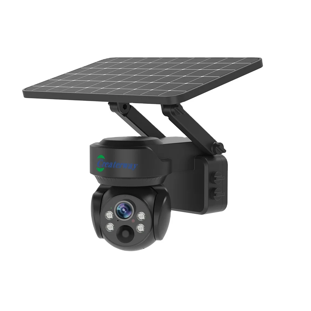 

1080P 3MP Small Size Ubox I+CAM 360 Degree Solar Light Outdoor PTZ LTE IP Sim Card Security Cctv Solar Panel 4g Camera