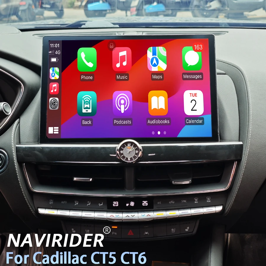 

13.3inch Touch Screen For Cadillac CT5 CT6 2020-2023 Car Radio Car Video Players Navigation Multimedia CarPlay Android Auto GPS