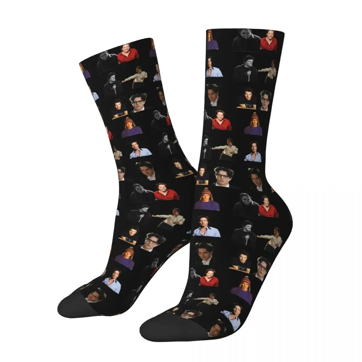 Hugh Grant Memes Pack Important Choices The Best Mens Socks Harajuku High Quality Stockings All Season Long Socks Accessories