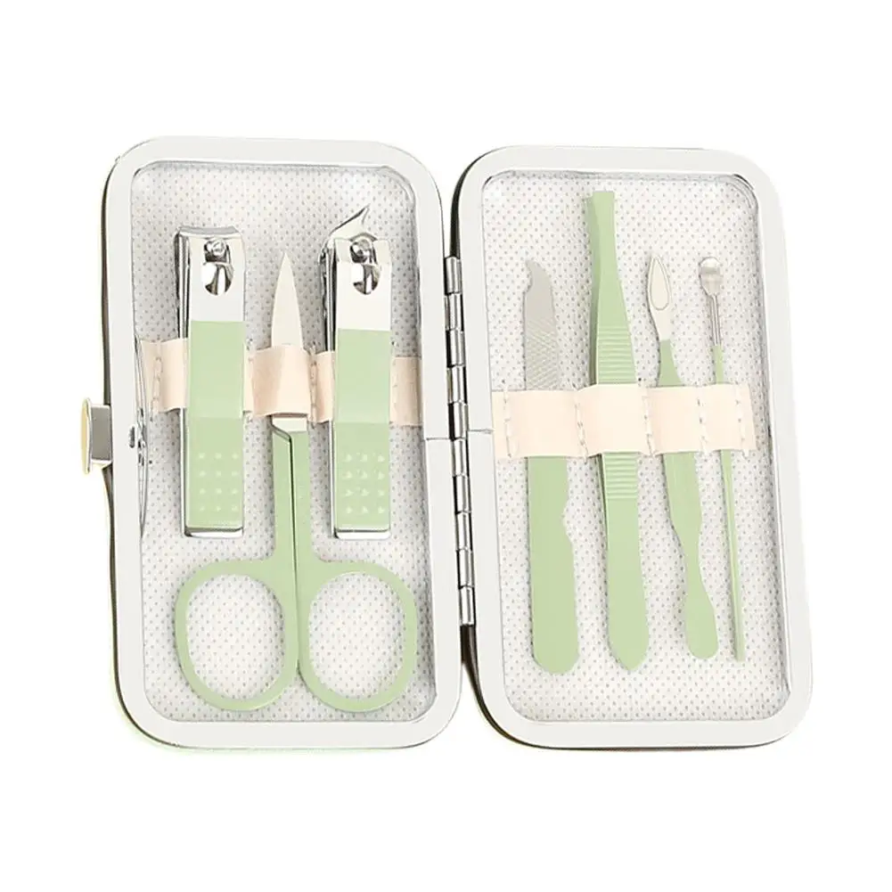 Conjuntos de cortadores de unhas doméstico high end alta precisão aço inoxidável cortador de unhas kit pedicure portátil viagem ferramentas manicure