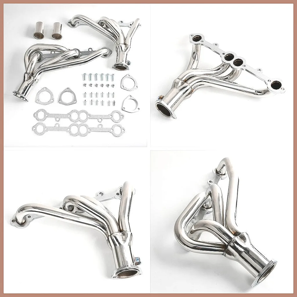 

Stainless Steel Exhaust Headers & Gasket Kit for 1978-1991 Chevy Camaro Malibu Buick 5.0L 5.7L V8