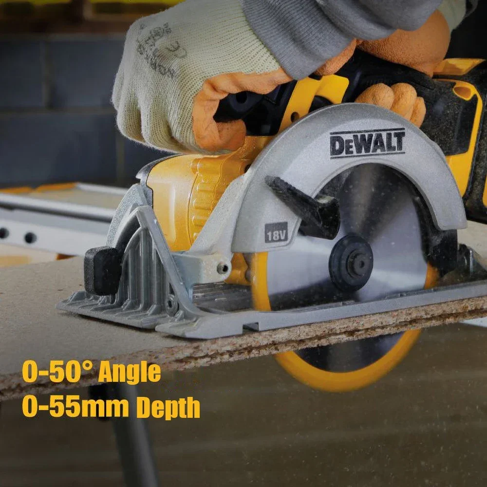 Dewalt DCS391 Cordless Circular Saw Brushless 20v 165x20mm Adjustable 45/90 Degree for WoodCuting Universal 18v&60v Battery