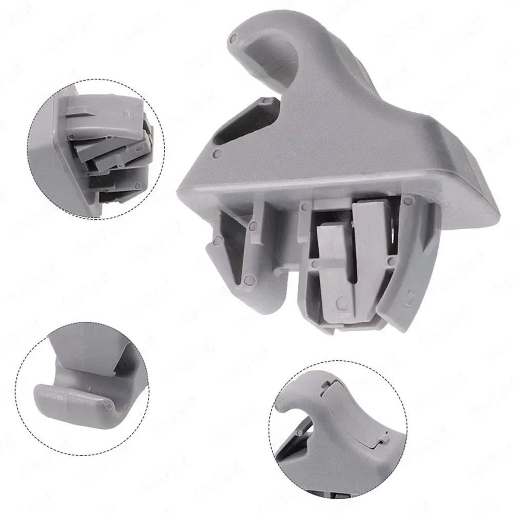 1 Pair Car Sun Visor Retainer Hook Fastener Clip Holder Bracket Fit 2001-2006 For Mitsubishi For Pajero MR779704/MR779705
