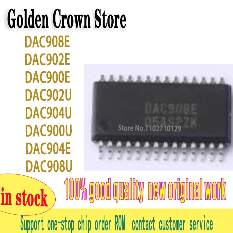 1Pcs/Lot DAC900E DAC902E DAC904E DAC908E TSSOP-28 DAC900U DAC902U DAC904U DAC908U SOP-28  New and Original In Stock