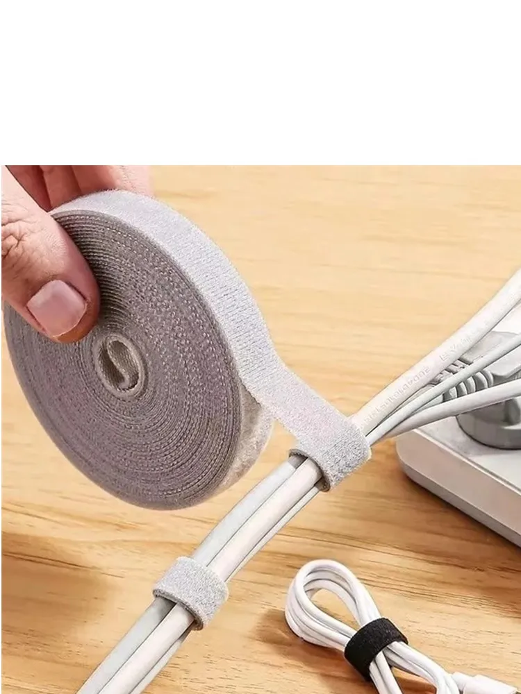 Organizer kabli 1/5M, taśma do zarządzania przewodami, opaska na kable słuchawek i myszy, opaski ochronne do iPhone, Xiaomi, Samsung — 2