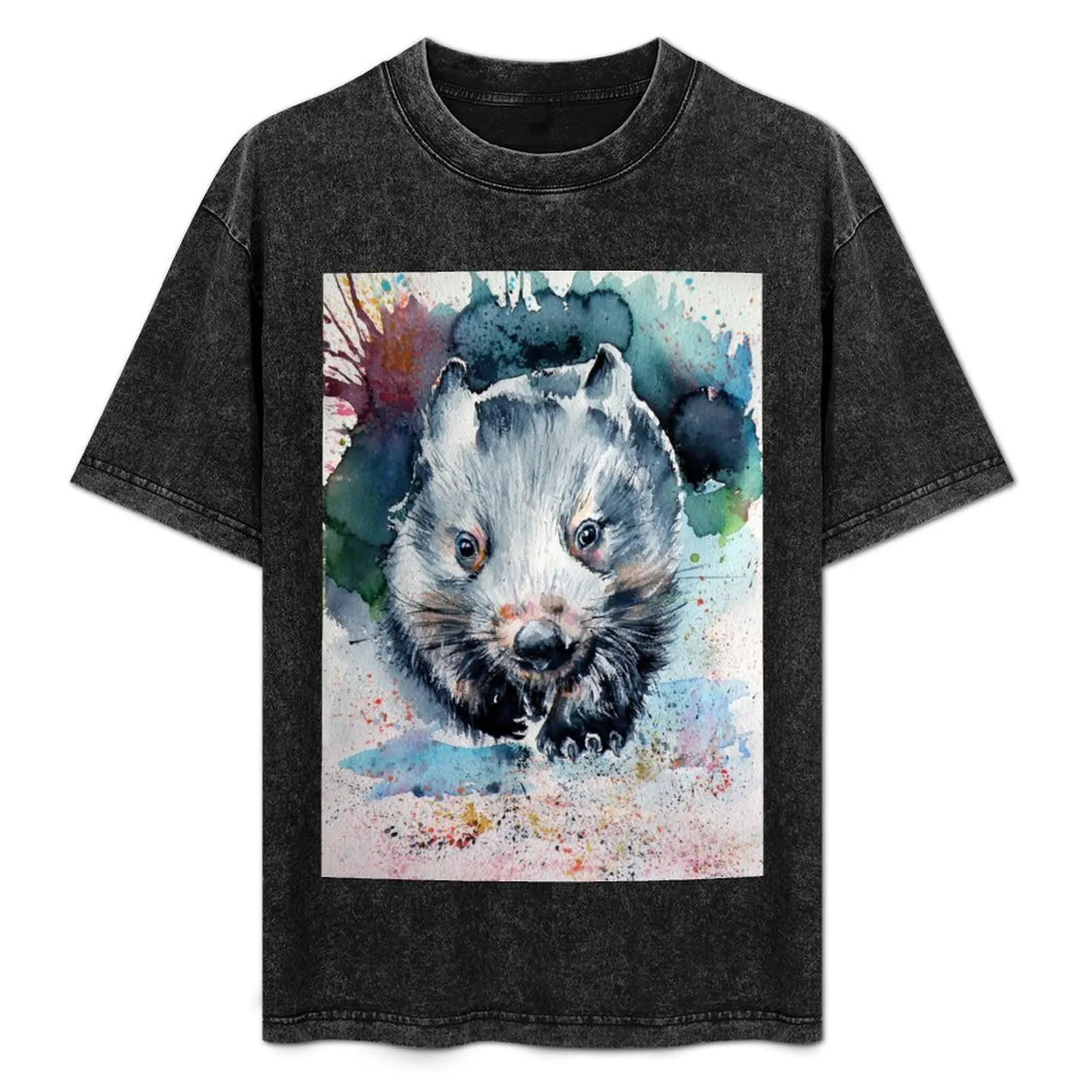 

Wombat III T-Shirt kawaii clothes heavyweights shirts men graphic