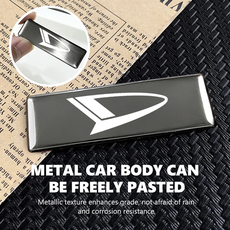 Pegatina Metálica 3D con Logotipo de Coche, Emblema para la Parte Trasera del Maletero, Calcomanía para Daihatsu Terios, Sirion, Mira, Materia, Terios, YRV, Feroza