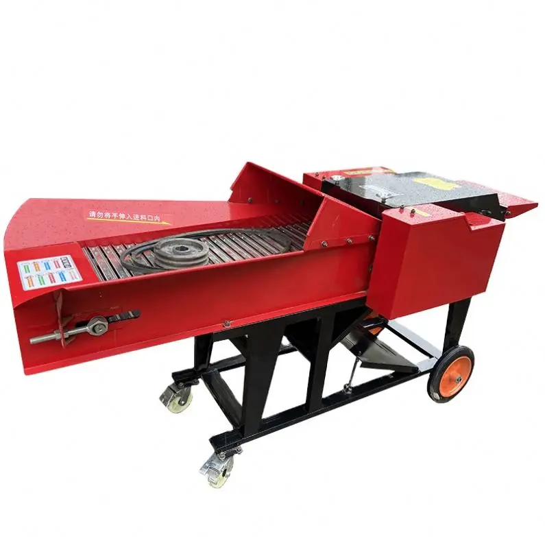 Agricultural Highefficiency Dry and Wet Dualpurpose Corn Straw Crusher for Cattle and Sheep Feed Crushing and Cutting Grass