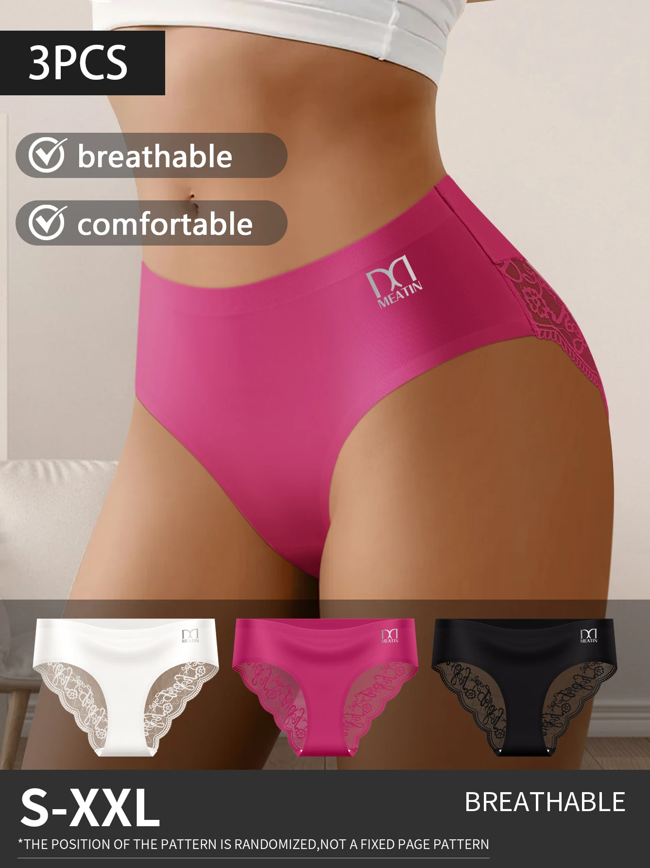 Thumbnail 2 - #22 Trending Womens Lace Trim Comfort Panties Right Now