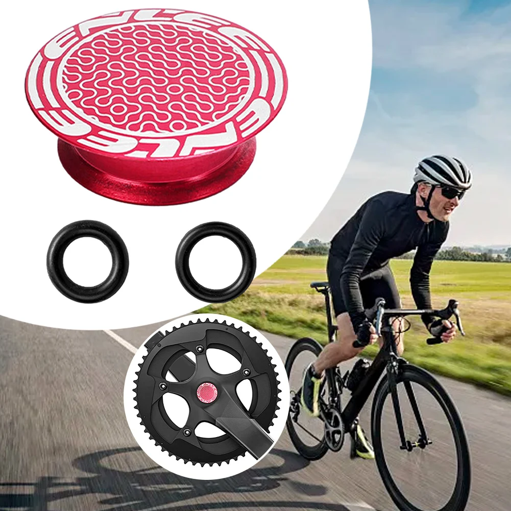 Bicycle Hollow Integrated Tooth Plate Bike Crank Arms Dust-proof Cover Aluminum Alloy Crankset Cap Cycling Accessories