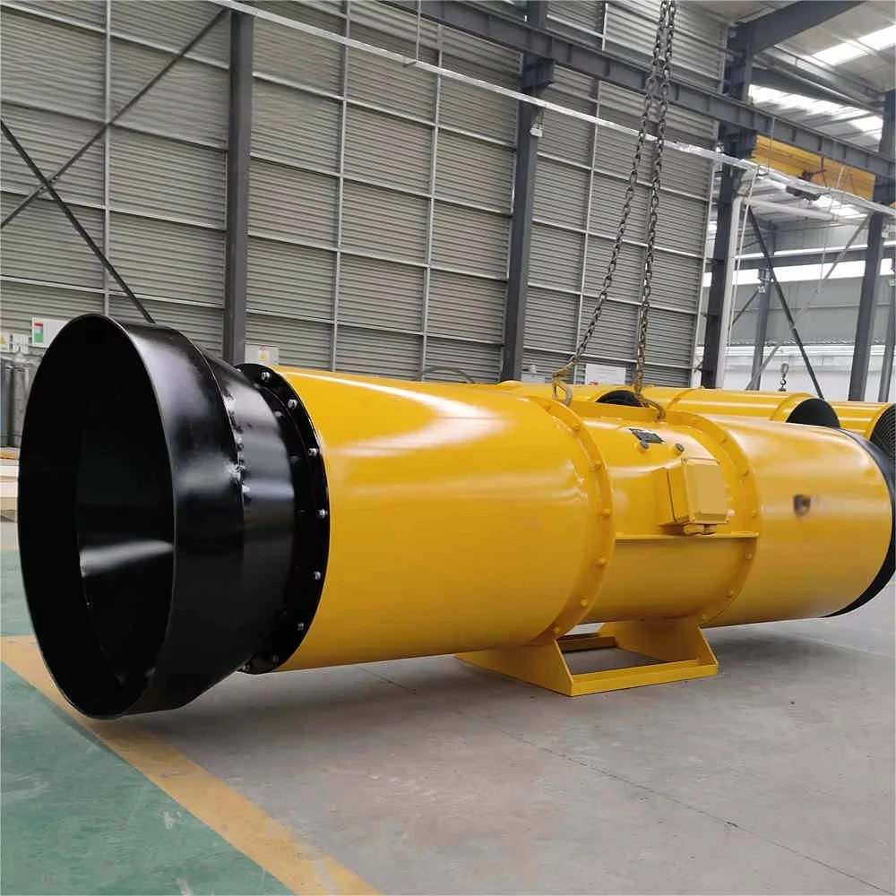 

Electric Tunnel Ventilation Axial Jet Fan with Ball Bearing and Stainless Steel Blades 3000 RPM OEM & ODM Supported for Mining