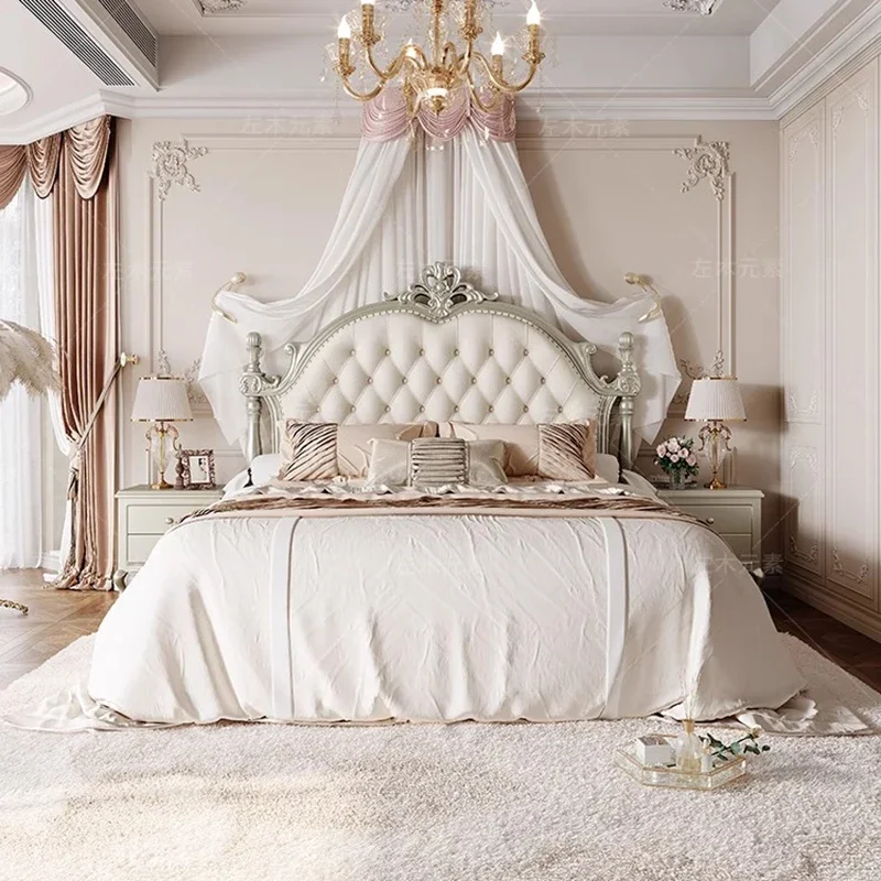 Bedroom Double Bed Children Luxury Modern Wooden Multifunctional Massage Bed Design Sleeping Beliche Lounge Suite Furniture