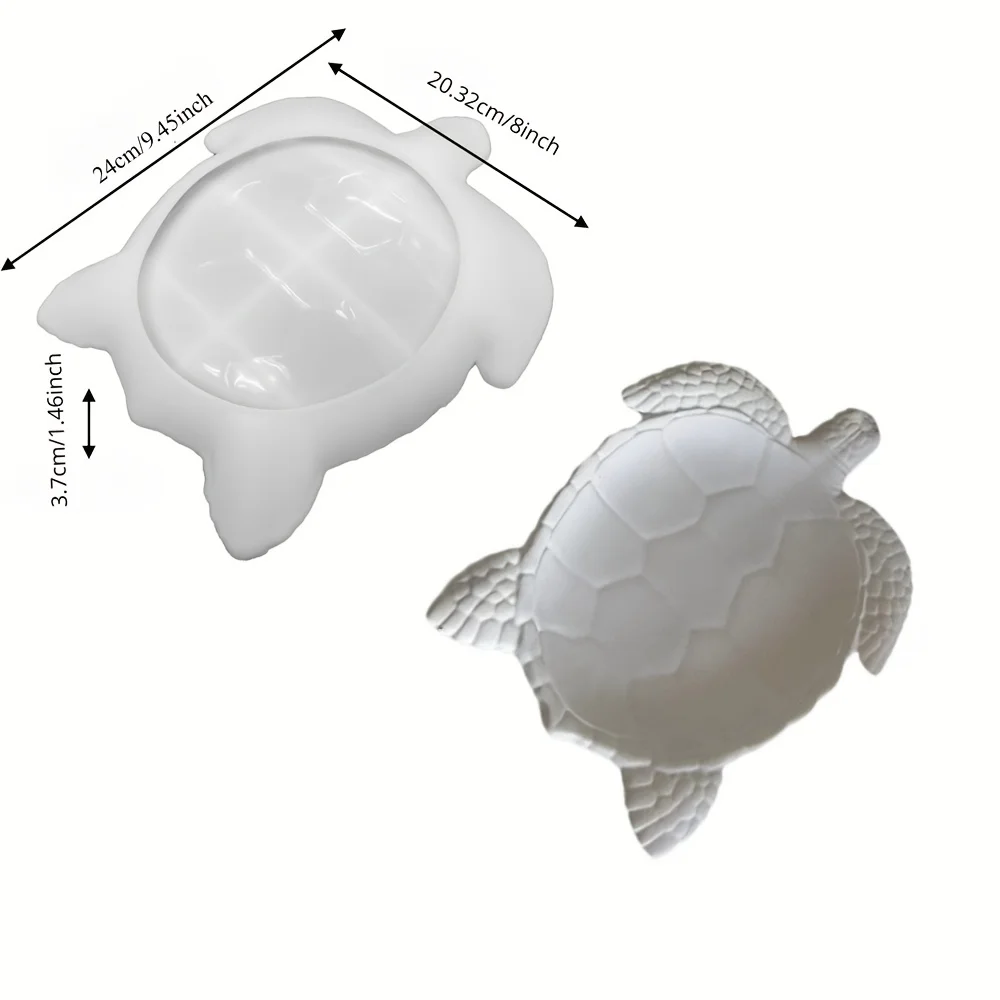 Resin Casting Molds | DIY Epoxy Resin Molds | Sea Turtle and Ocean-Themed Tray | Storage Mirror-Finish Silicone Molds