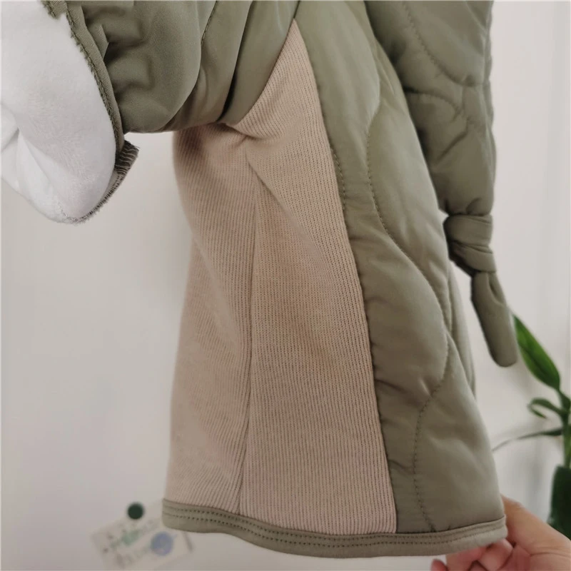 Spring Autumn Children Baby Boys and Girls Coat Jackets Fashion Simple Cotton Solid Outerwear Coats For Kids