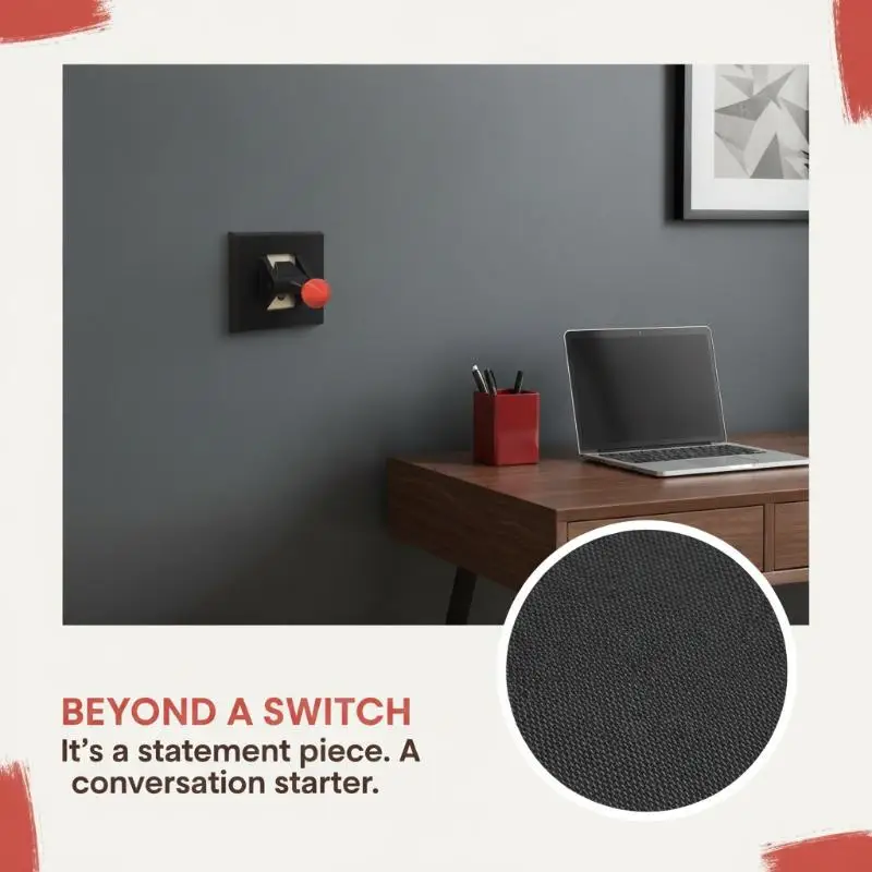 Switch Panel Decoration Arcade Rocker Wall Switch Socket Decoration