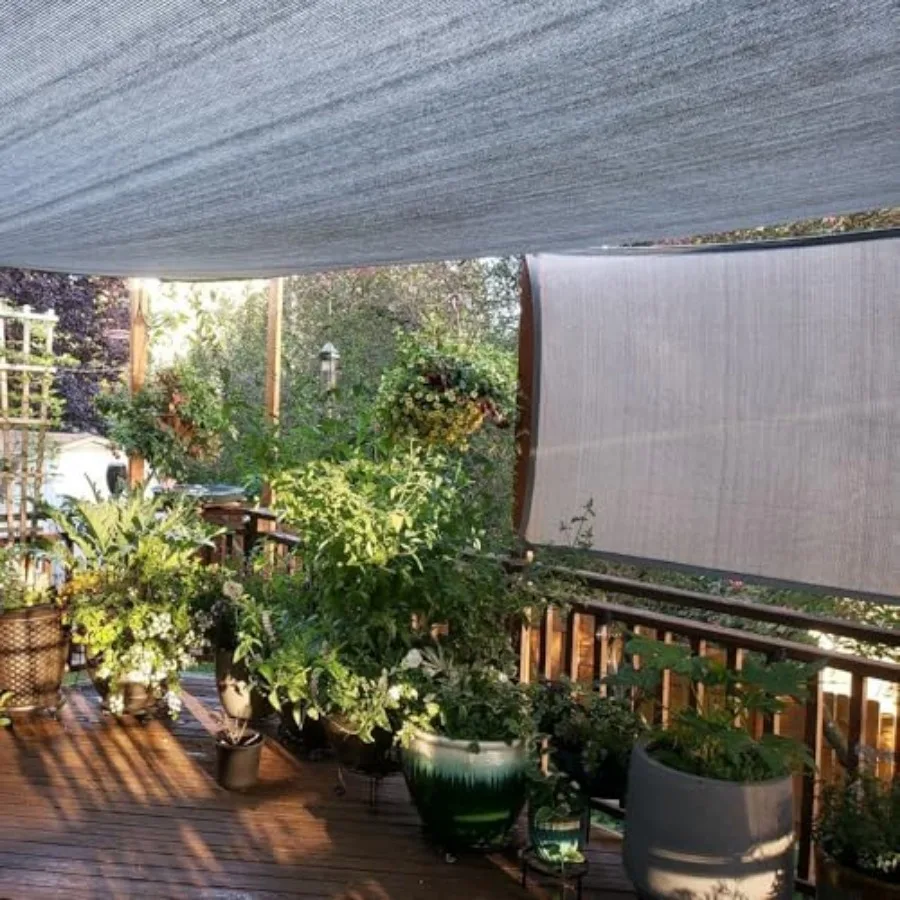 

90% Sun Shade Cloth for Garden, Breathable Sunshade Cover, UV Blocking and Privacy Protection Shade Screen for Patio, Deck, Por