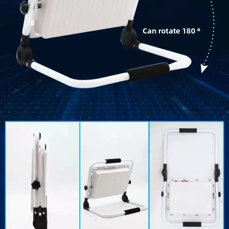 200/300W Flood Light Outdoor Portable LED Reflector Spotlight Rechargeable Floodlight Construction Camping Lamp with USB