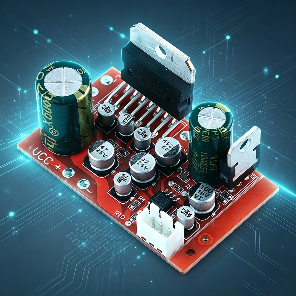 TDA7379 Power Amplifier Module 39W Dual-Channel Amplifier Board NE5532 Preamplifier DC9-17.5V