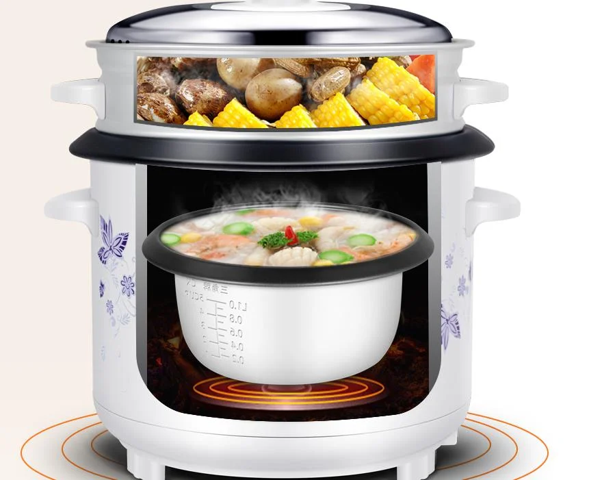 Tam Giác Mini CKD-Z20 Điện Gia Dụng Nồi Cơm Điện 2L Inox Toàn Lót 220-230-240v Canh Hộ Gia Đình Điện