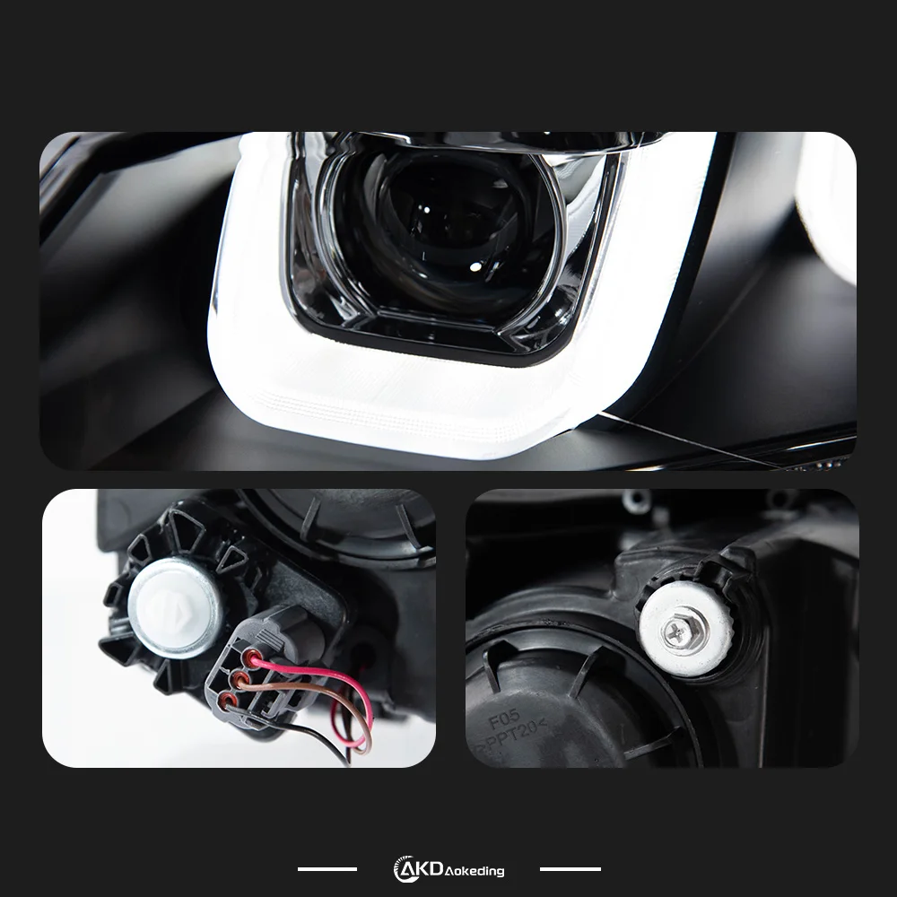 

AKD Head Lamp for VW POLO LED Headlight 2009-2018 Headlights POLO DRL Turn Signal High Beam Angel Eye Projector Lens