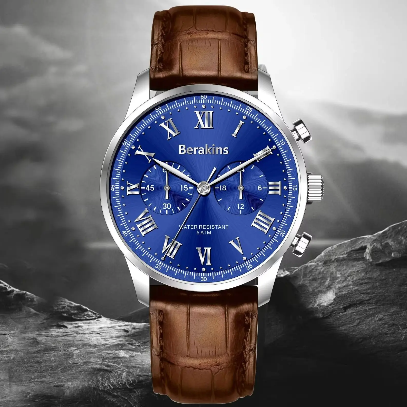 

Fashion Watches for Man Luxury Leather Strap Quartz Wristwatch 3ATM Life Waterproof Business Clock Gentleman Relogio Masculine