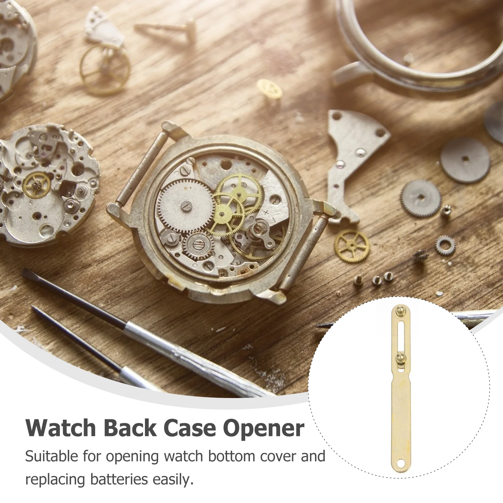 1Pcs Watch Cover Remover Tool Made of Premium Materials Easy to Use for Opening Back Case Ideal for Watch Repairing Tasks