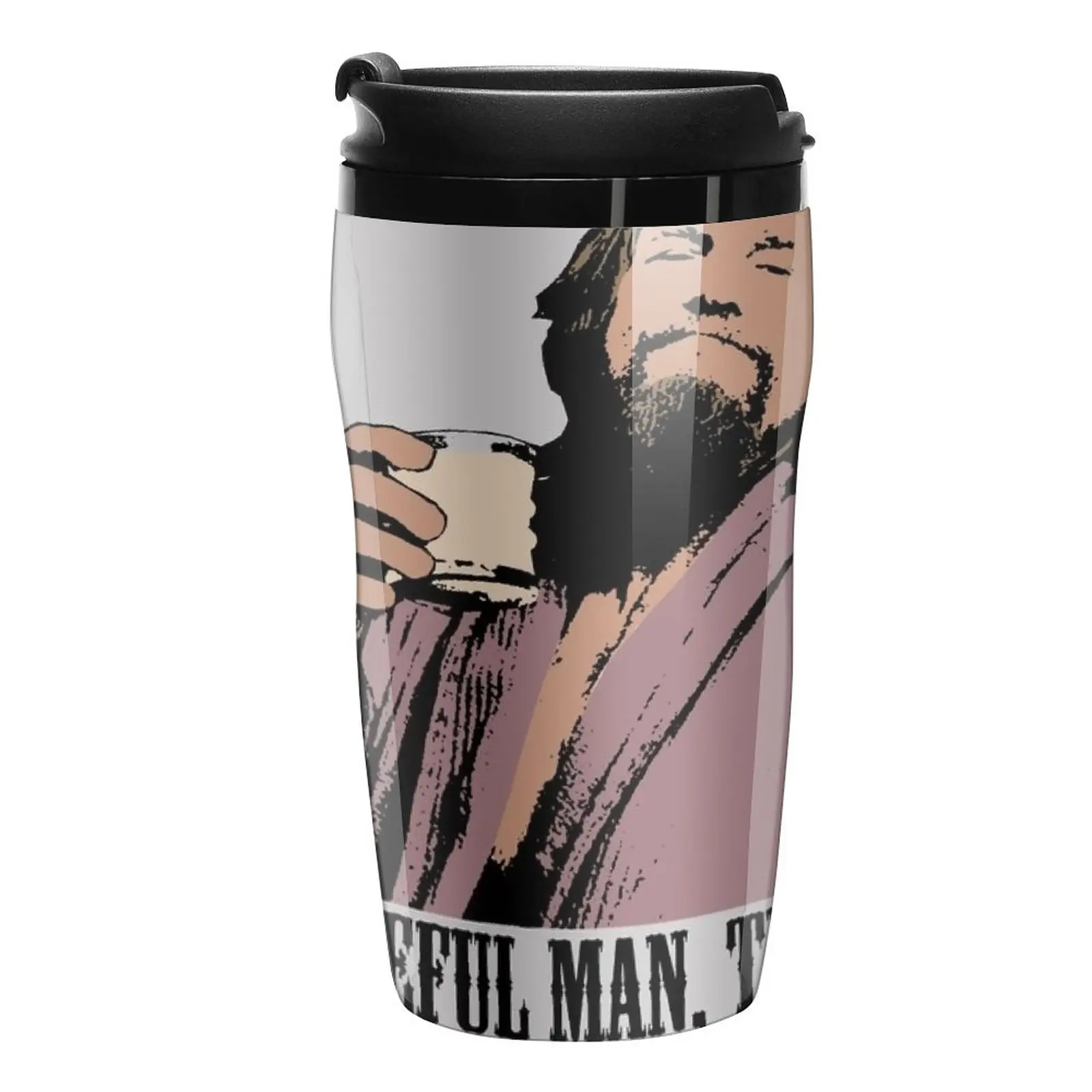 New The Big Lebowski Careful Man There's A Beverage Here Color T-Shirt Travel Coffee Mug Game Coffee Cups 999999999999999