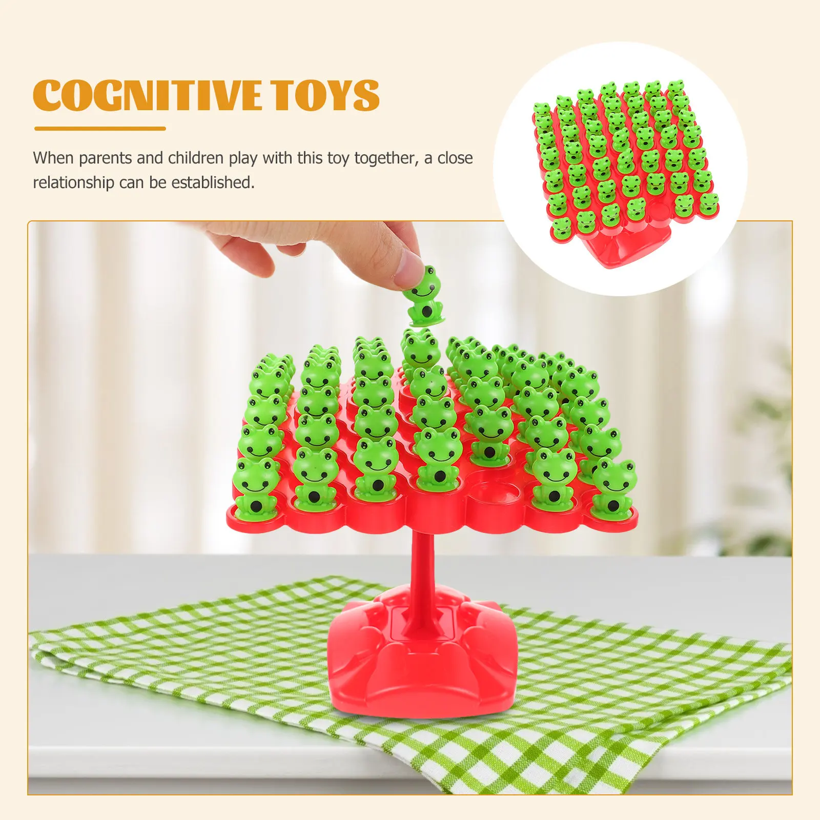 

1Set Frogs Balance Tree Desktop Battle Educational Game Kids Preschool Learning Cognitive Parent Child Activity Gift