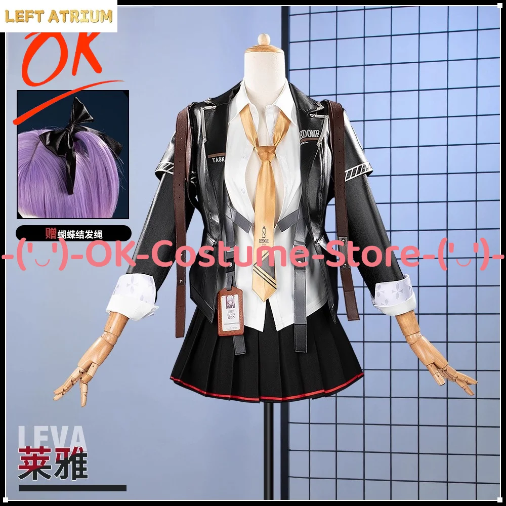 

[Customized Size] Girls' Frontline 2 Exilium UMP45 Leva Cosplay Costume Game Character Outfit Halloween Carnival Party Uniform