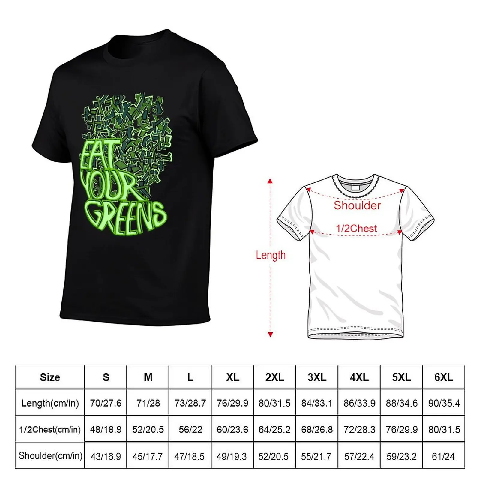 Deconstructed SALAD T-Shirt Casual Soft Cotton Short Sleeve Tee