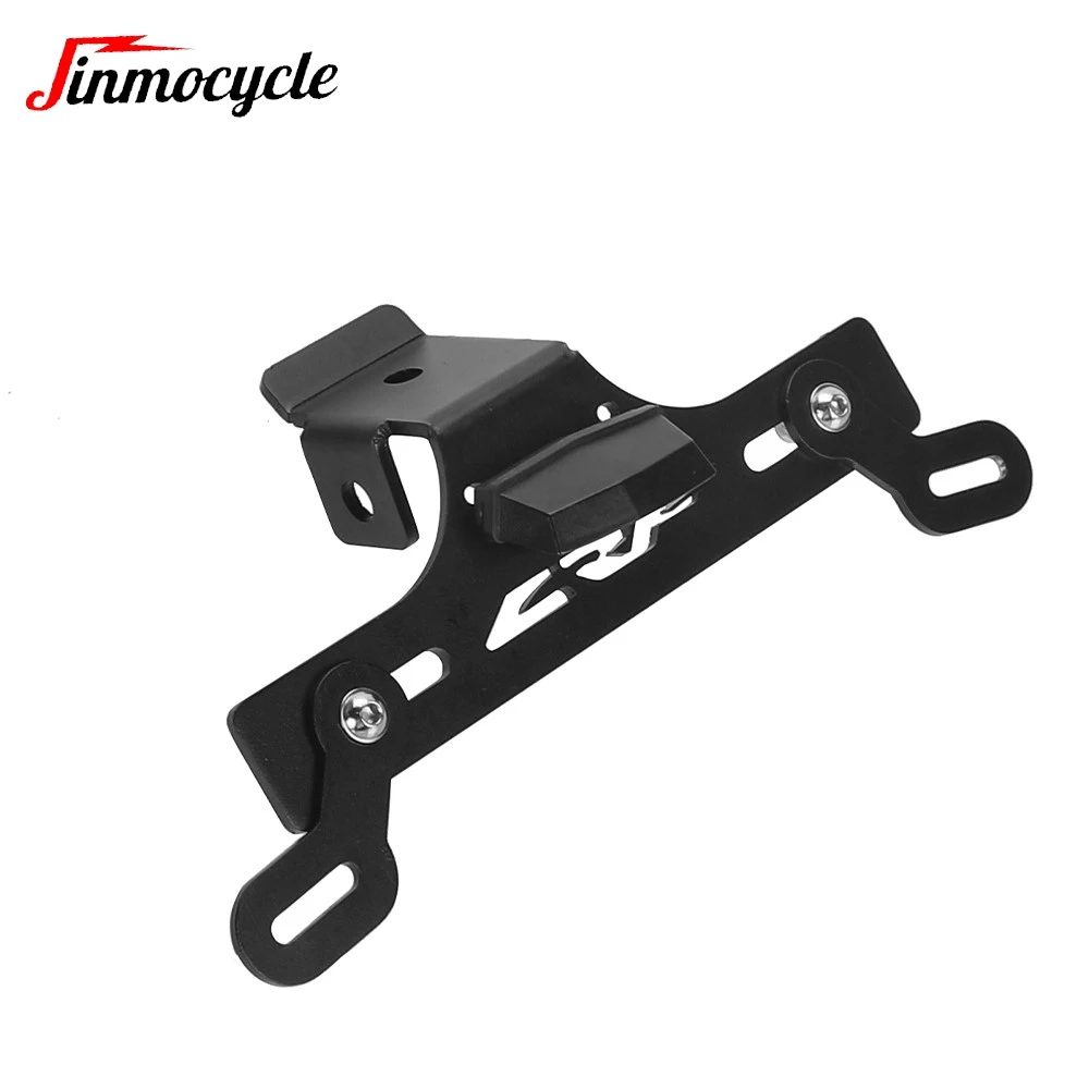 For HONDA CRF300L RALLY ABS CRF300LS 2021-2023 2024 License Plate Holder Frame Tail Tidy Light Rear Fender Registration Bracket