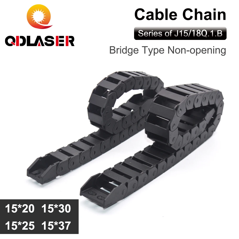 

Transmission cable chain 15x20 15x30 18x25 18x37mm Bridge Type Non-Opening Plastic Towline Transmission Drag Chain for Machine