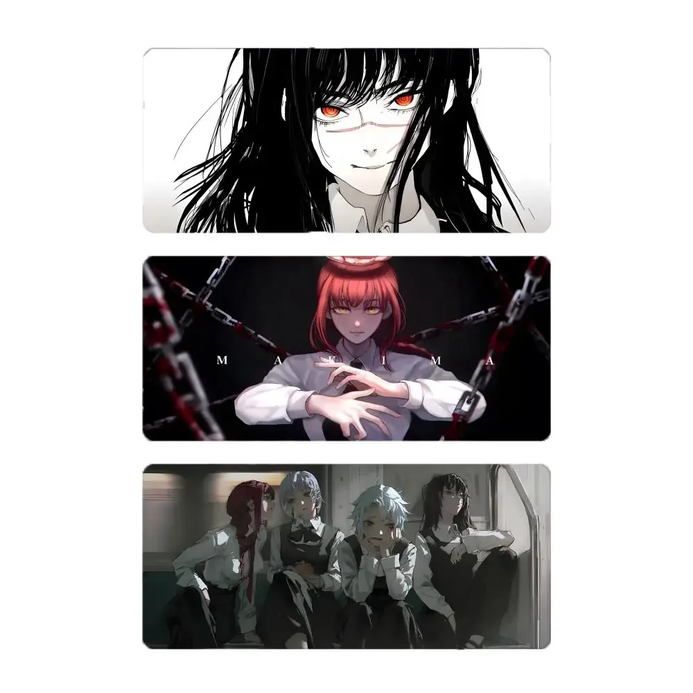 shonen dark action devil anime C-Chainsaw Man Mouse Pad Large Gaming Mousepad with Stitched Edges Thickened Desk Mat PC