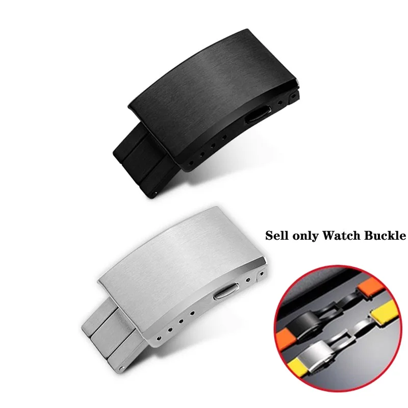 fivela-de-relogio-solida-dobravel-estendida-para-seiko-18mm-20mm-22mm-prata-dupla-pressao-fecho-de-seguranca-fresado-pulseira-de-aco-inoxidavel