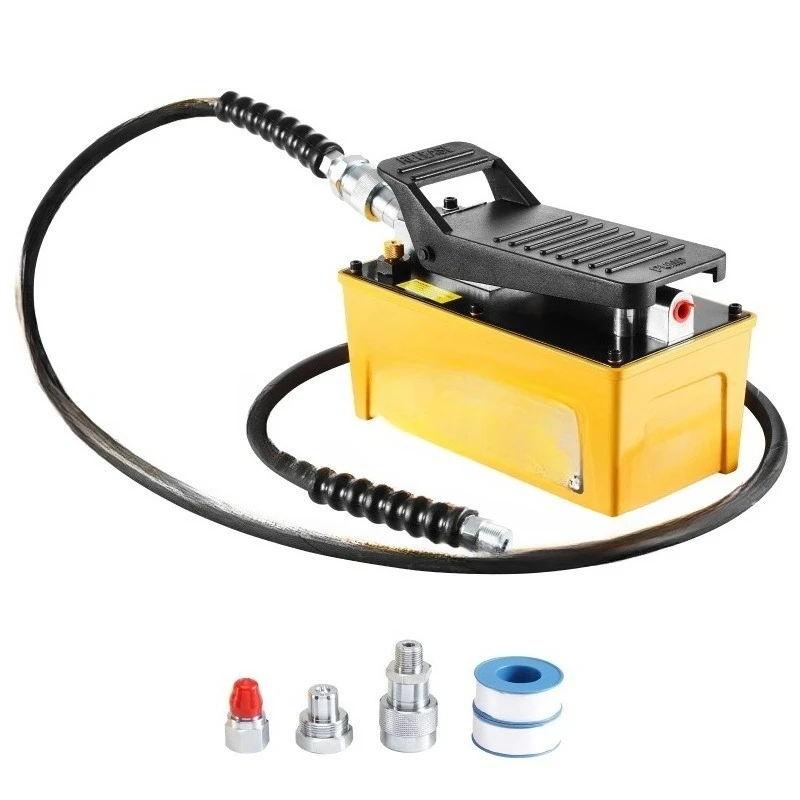 10000PSI Air Hydraulic Pump 0.42 Gal Reservoir Treadle Foot Pump Automobile Repair Frame Machine & Hydraulic Press