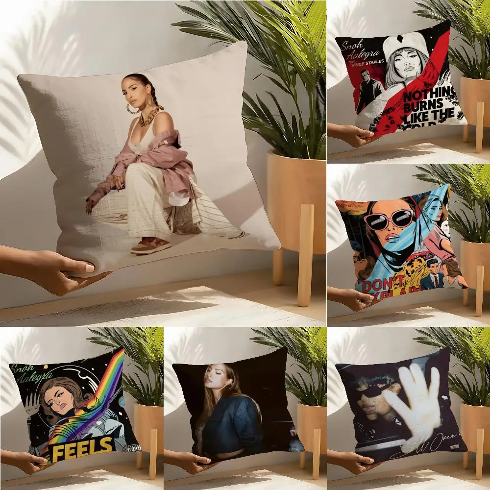 Cool S-snoh a-aalegra Pillow Case Home Living Room Decoration Linen Pillow Cases Cushion Cover