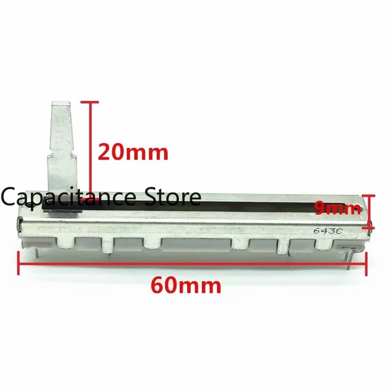 5PCS Sliding potentiometer DJM300 500 600 700 800 mixer fader vertical push