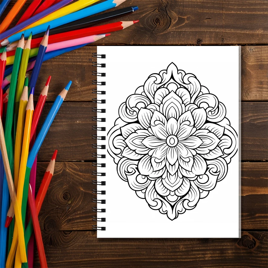 Jimsonweed Coloring Book for Adults - 8.3x 11.2 Inch 22 Page Coloring Book - Helps Reduce Stress and Ease Emotions