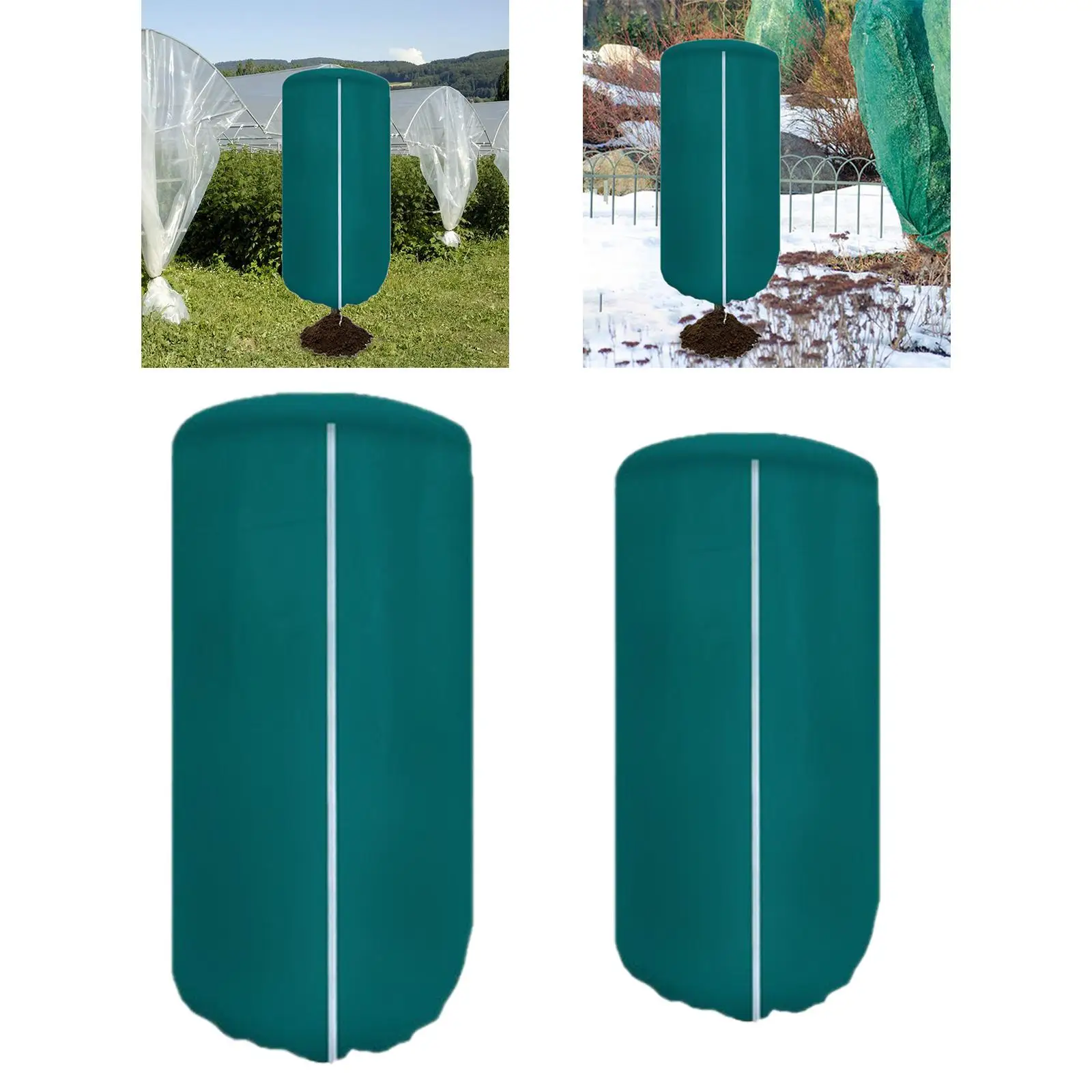 Winter Plant Cover Freeze Protection with Zipper Drawstring ,sturdy Frost Blanket, for Outdoor Plants